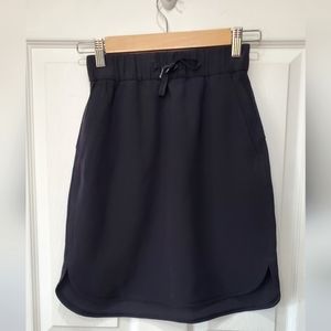 Lululemon 🍋 On The Fly Skirt Woven Black Size 2